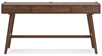 Lyncott Home Office Desk;Brown