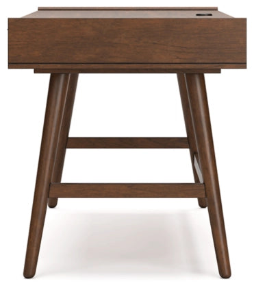 Lyncott Home Office Desk;Brown