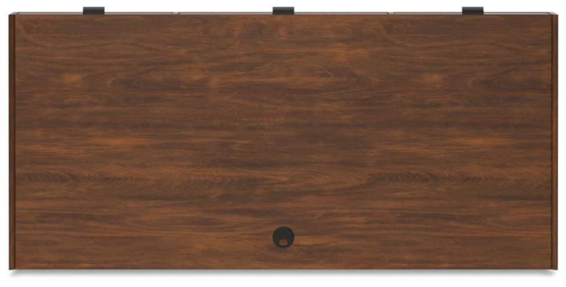 Lyncott Home Office Desk;Brown