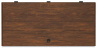 Lyncott Home Office Desk;Brown