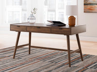Lyncott Home Office Desk;Brown