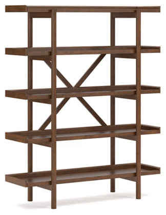 Lyncott Bookcase;Brown
