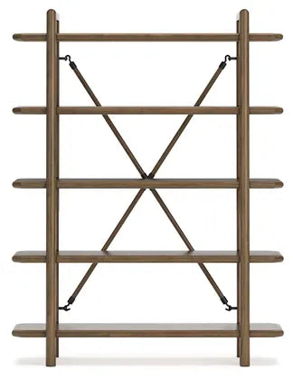 Roanhowe Bookcase;Brown