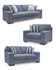Belvoir Sofa Set;Denim