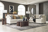 Heartcort Sofa and Loveseat; Quartz