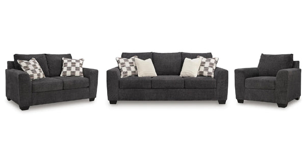 Loreo sofa set;Ebony