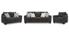 Loreo sofa set;Ebony