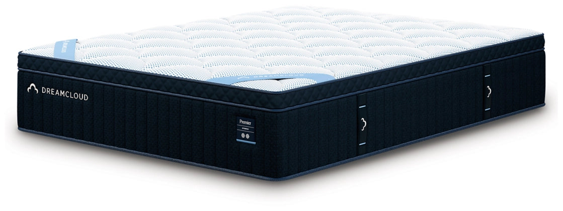 M13641US KING MATTRESS-DREAMCLOUD PREMIER  HYBRID;WHITE