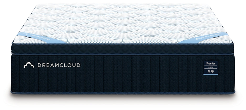 M13641US KING MATTRESS-DREAMCLOUD PREMIER  HYBRID;WHITE