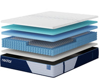 M14041US KING MATTRESS-NECTAR CLASSIC HYBRID;WHITE