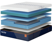 M14341US KING MATTRESS-NECTAR ULTRA HYBRID;WHITE