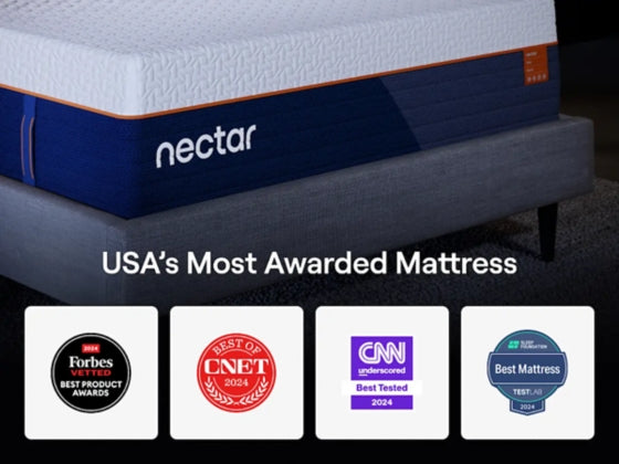 M14341US KING MATTRESS-NECTAR ULTRA HYBRID;WHITE