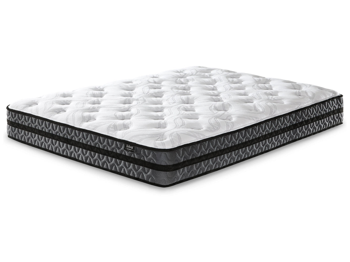 MI59041W3CL King Mattress - 12 Inch Pocketed Hybrid - Sierra Sleep; White