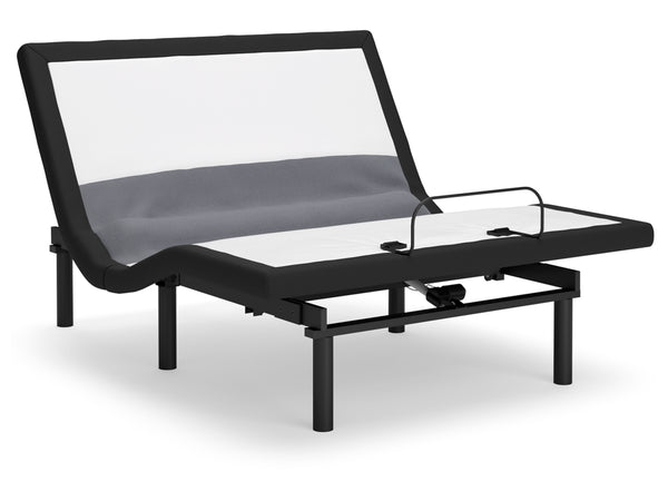 Best Base with Lumbar and Audio Queen Adjustable Base;Charcoal Grey