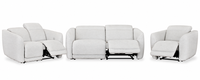 Wiselowe PWR REC Recliner Set Headrest;Snow