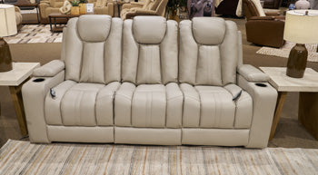 Next Move Reclining Sofa with Drop Down Table
