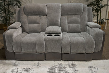 Ultimax Power Reclining Loveseat with Console