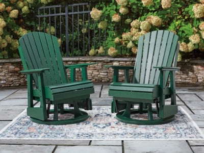 Hyland Wave Outdoor Swivel Glider Chair