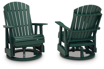 Hyland Wave Outdoor Swivel Glider Chair