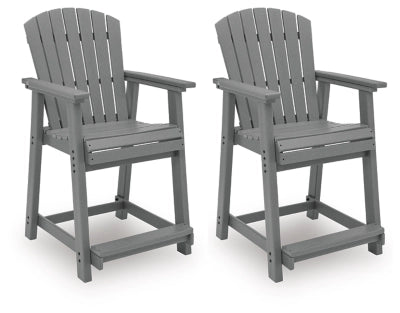 Ross Cove Outdoor Counter Height Bar Stool (Set of 2)