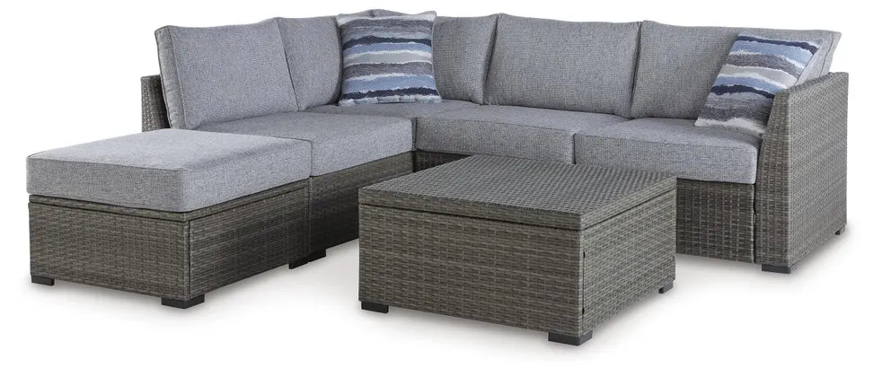 Petal Road LoveseatSEC/OTTO/TBL Set;Gray
