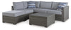Petal Road LoveseatSEC/OTTO/TBL Set;Gray