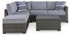 Petal Road LoveseatSEC/OTTO/TBL Set;Gray