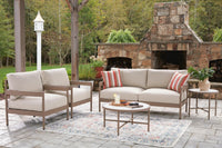 Big Creek Cove Outdoor Love/Chairs/Tables Set (Set of 5)
