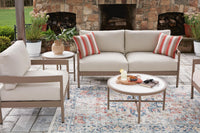 Big Creek Cove Outdoor Love/Chairs/Tables Set (Set of 5)
