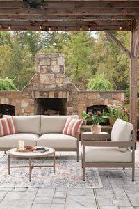 Big Creek Cove Outdoor Love/Chairs/Tables Set (Set of 5)