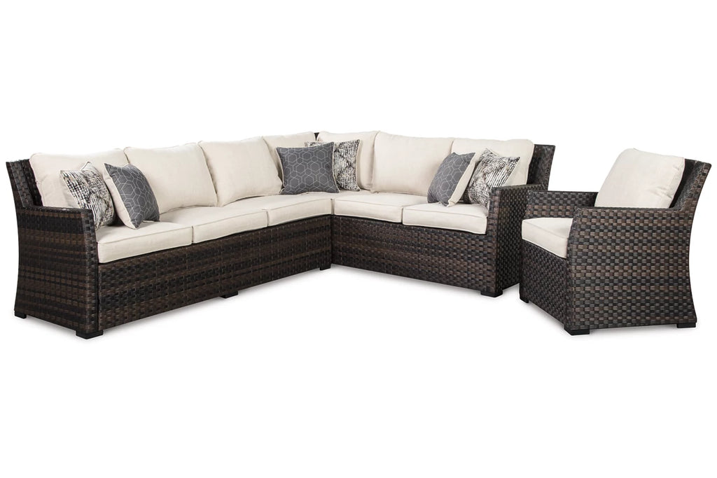 Easy Isle 3-Piece Sofa Sectional/Chair with Cushion