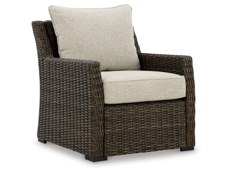 Brook Ranch Outdoor Lounge Chair with Cushion