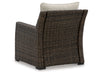 Brook Ranch Outdoor Lounge Chair with Cushion