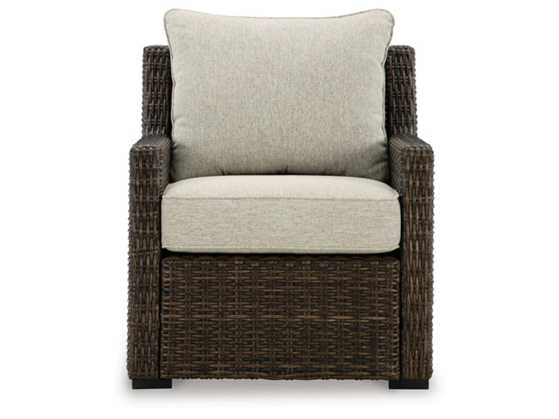 Brook Ranch Outdoor Lounge Chair with Cushion