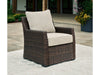 Brook Ranch Outdoor Lounge Chair with Cushion