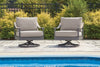 North Island Outdoor Swivel Lounge with Cushion