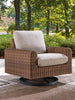 Angel Island Outdoor Swivel Lounge Chair with Cushion