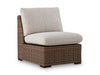 Angel Island Outdoor Armless Chair with Cushion