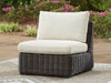 Kimora Outdoor Armless Chair with Cushion