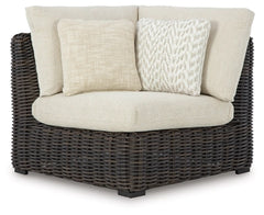 Kimora Outdoor Corner Chair with Cushion