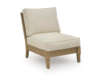 Clare View Armless Chair with Cushion