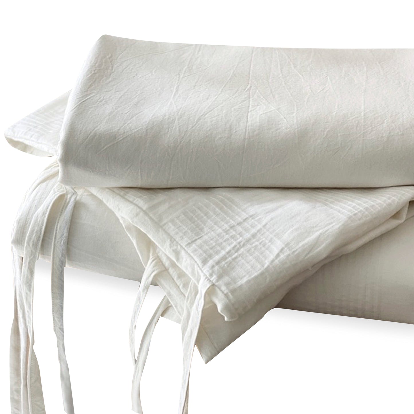 Duvet Set King Duvet Cover Set;White