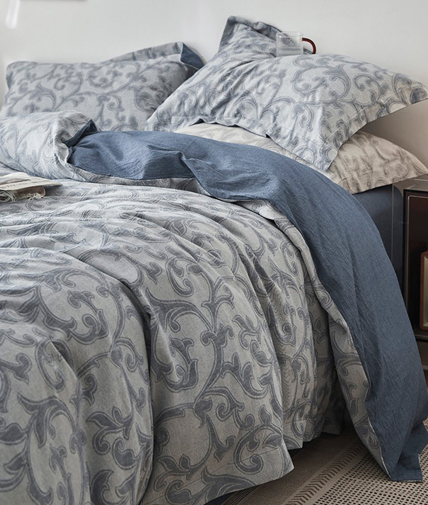 Duvet Set King Duvet Cover Set;Blue
