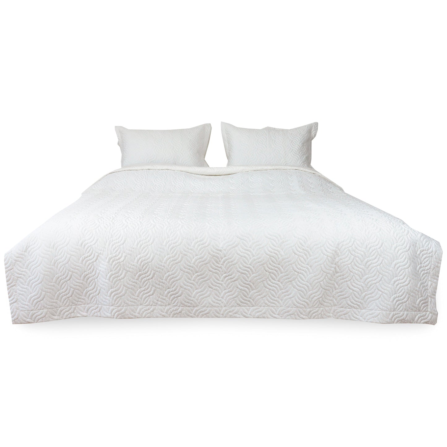 Coverlet King Coverlet Set;White