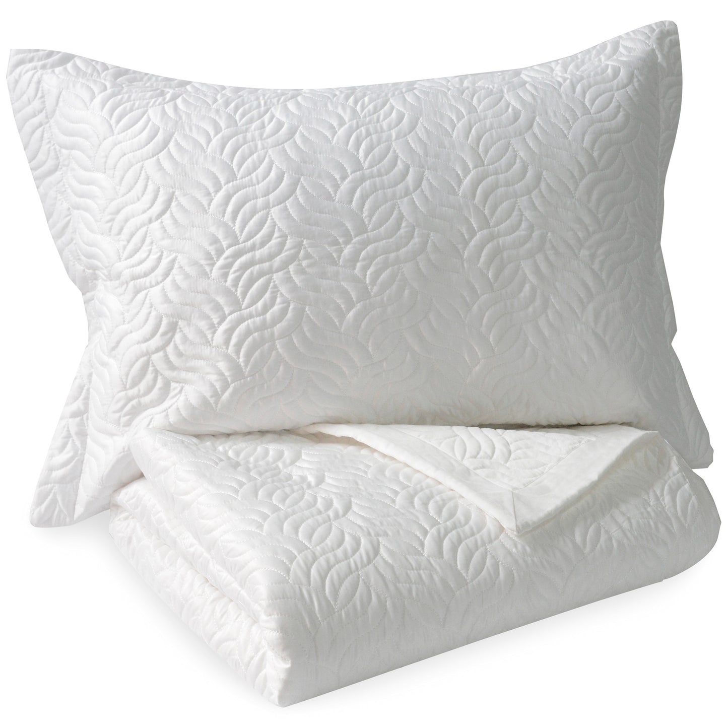 Coverlet King Coverlet Set;White