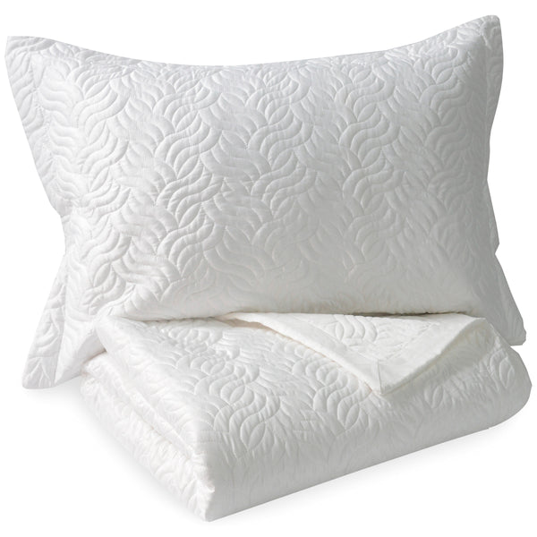 Coverlet King Coverlet Set;White