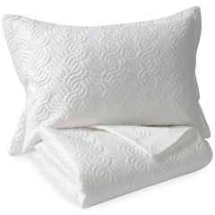 Coverlet King Coverlet Set;White