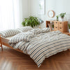 Duvet Set King Duvet Cover Set;Light Gray/White