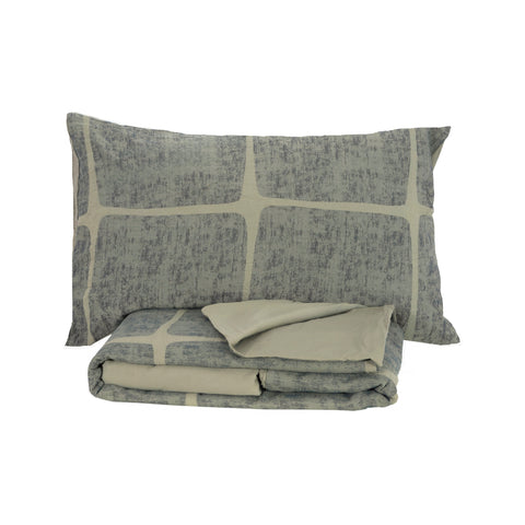 Top of Bed King Duvet Cover Set ;Green