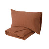Top of Bed King Duvet Cover Set;Brown